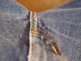 industriell Stil Blau Jeans Stoff Textur Hintergrund foto