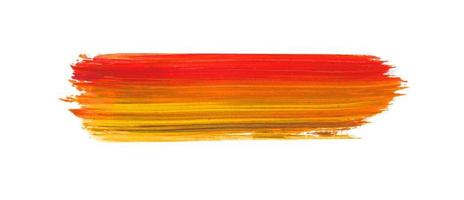 Kratzer des Pinsels auf isoliertem Hintergrund. abstrakte Farbvektorillustration foto
