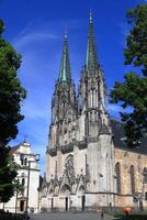 Olmütz Heilige Abonnieren Kathedrale Vorderseite Türme foto