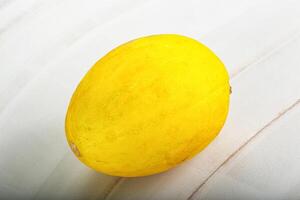 Süss und saftig reif Melone foto