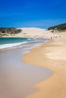 Sand Düne von Bolonia Strand, Provinz Cádiz, Andalusien, Spanien foto