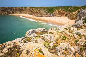 Praia tun beliche - - schön Küste und Strand von Algarve, Portugal foto