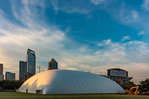 charlotte, nc, usa, 2021 - panthers trainingseinrichtung dome foto