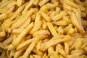 Textur von Pommes frites foto