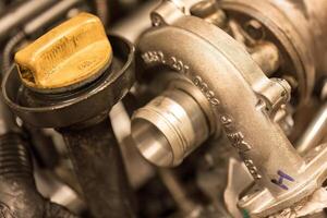 Diesel Motor Turbine Detail foto