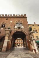 ferrara Italien 29 Juli 2020 ferrara die Architektur Detail von Palazzo del Municipio Gebäude foto