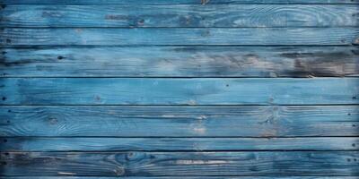 rustikal alt verwittert Blau Holz Planke Hintergrund Textur extrem Nahaufnahme. hoch Qualität Foto