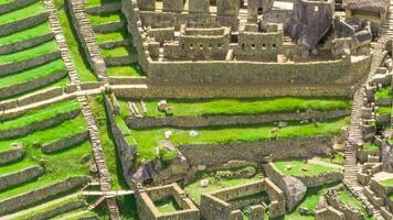 machu Picchu, Peru. Antenne Aussicht foto