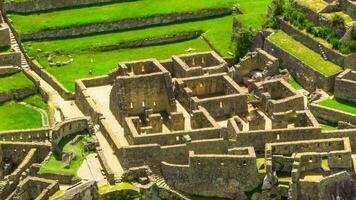 machu Picchu, Peru. Antenne Aussicht foto