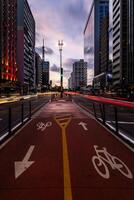 paulista Allee, finanziell Center von das Stadt und einer von das Main setzt von sao Paulo, Brasilien foto