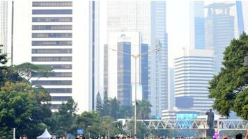 Aussicht von das Stadt von Jakarta Daten foto
