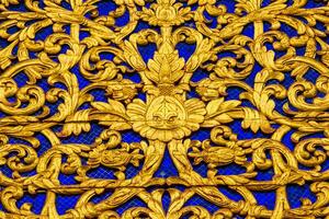 golden wat phra Das doi Suthep Tempel Textur Chiang Mai Thailand. foto