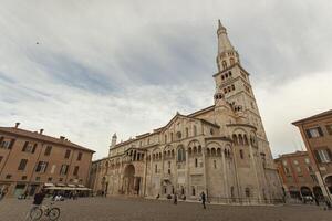 Modena Italien 1 Oktober 2020 Modena s Kathedrale im das historisch Stadt Center foto