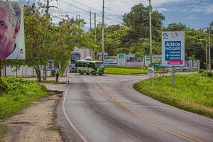 bayahibe dominikanisch Republik 26 Januar 2020 Karibik Straße Details foto