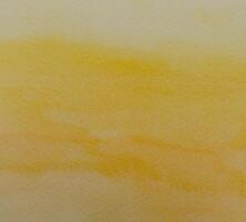 Aquarell abstrakt Hintergrund von Gelb zu Orange Gradient Farbe. Hand gezeichnet Aquarell malen. foto