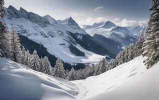 schön Natur Landschaft, faszinierend Landschaft durch Natur foto