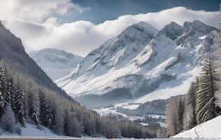 schön Natur Landschaft, faszinierend Landschaft durch Natur foto