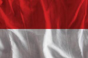 Indonesien Flagge mit Textur foto