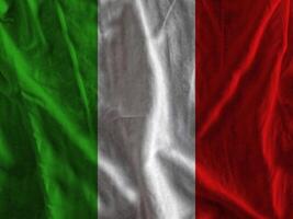 Italien Flagge mit Textur foto