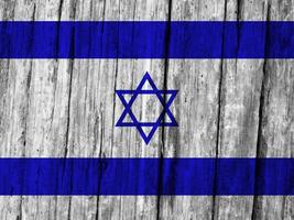 Israel Flagge mit Textur foto