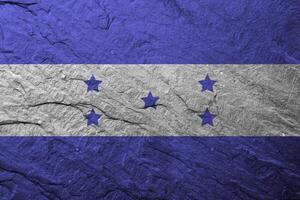 Honduras Flagge mit Textur foto