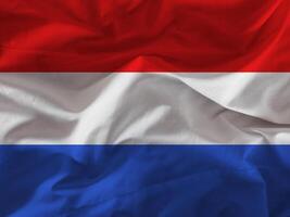 Luxemburg Flagge mit Textur foto