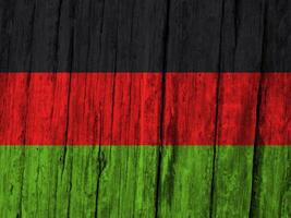 Malawi Flagge mit Textur foto