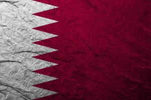 Katar Flagge mit Textur foto
