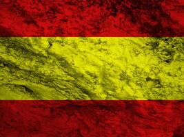 Spanien Flagge mit Textur foto