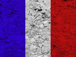 Frankreich Flagge mit Textur foto