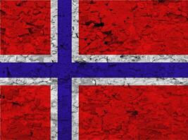 Norwegen Flagge mit Textur foto