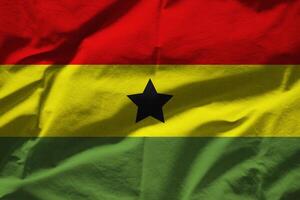 Ghana Flagge mit Textur foto