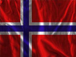 Norwegen Flagge mit Textur foto