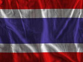 Thailand Flagge mit Textur foto