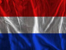 Holland Flagge mit Textur foto