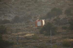 Wald Feuer und Rauch im jerusalem Israel foto