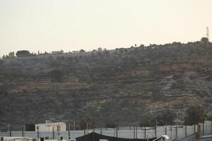 Wald Feuer und Rauch im jerusalem Israel foto