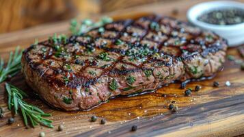 roh Fleisch auf Schneiden Tafel foto