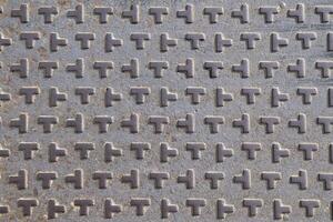 Metall Textur Hintergrund, Metall Teller mit Quadrate. Bild von Metall Hintergrund. foto