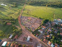 itaja, goias, Brasilien - - 04 29 2024 klein Stadt, Dorf während Blackout Leistung Ausfall foto