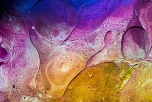 lila Acryl gießen, Flüssigkeit Marmor Oberfläche Design foto