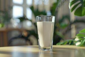 feiern Welt Milch Tag mit gesund Milch zum ein stark Körper. foto