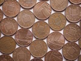 GBP-Pfund-Münzen foto