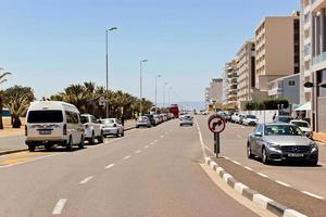 Cape Town South Africa 17. Januar 2018 Straße in Mouille Sea Point Promenade, Kapstadt, Südafrika. foto