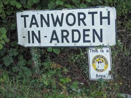 tanworth im arden sign foto