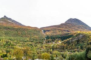 Storfossen Wasserfall in Geiranger Norwegen foto