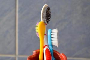 Foto einer Zahnbürste für die Gesundheit
