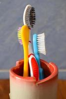 Foto einer Zahnbürste für die Gesundheit