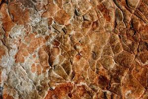 Orange Rock Stein Textur isoliert und riesige Sammlung von Granitsteinen Hintergrund