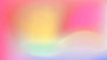 abstrakt glänzend hellblau und rosa verschwommene Farbverlauf Blase Kreis buntes helles Muster mit glatten grafischen Farbverlauf auf weiß.